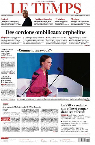 Le Temps du Mardi 24 Septembre 2019