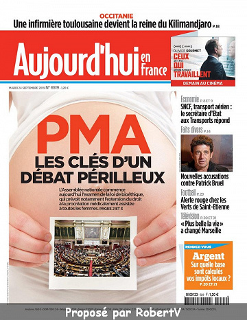 Aujourd’hui en France - Mardi 24 Septembre 2019
