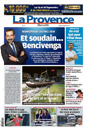La Provence Marseille - Mardi 24 Septembre 2019