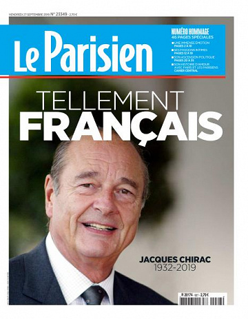 Le Parisien du Vendredi 27 Septembre 2019