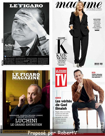 Pack Le Figaro + ses 3 suppléments - Vendredi 27 Septembre 2019