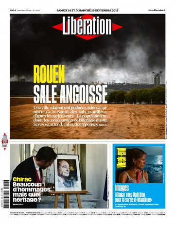 Libération du Samedi 28 et Dimanche 29 Septembre 2019