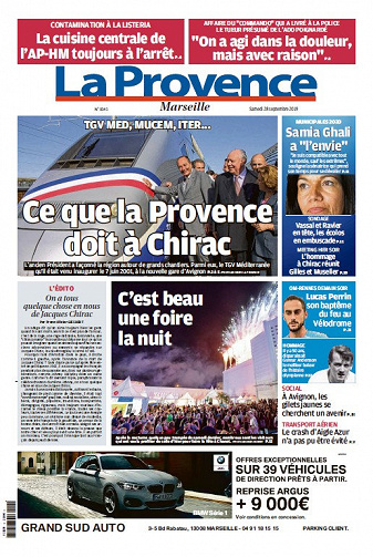 La Provence Marseille - Samedi 28 Septembre 2019
