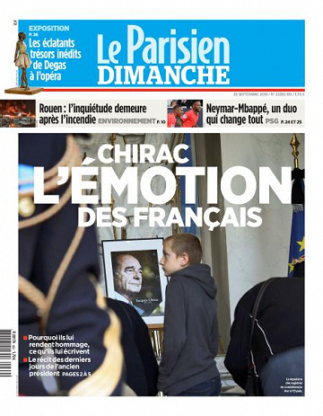 Le Parisien du Dimanche 29 Septembre 2019