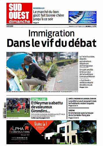Sud Ouest Dimanche Gironde - Dimanche 29 Septembre 2019