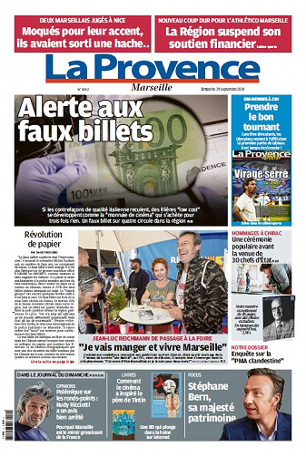 La Provence Marseille - Dimanche 29 Septembre 2019
