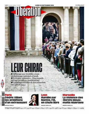 Liberation du Lundi 30 Septembre 2019