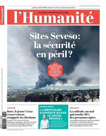 L’Humanité - Lundi 30 Septembre 2019