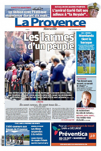 La Provence Marseille - Lundi 30 Septembre 2019