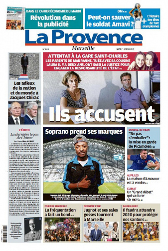 La Provence Marseille - Mardi 1er Octobre 2019