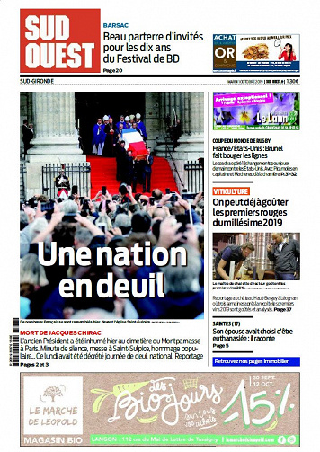 Sud Ouest Sud-Gironde - Mardi 1er Octobre 2019