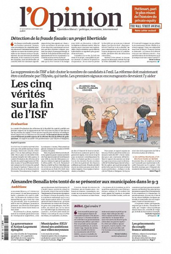 L’Opinion du Mercredi 2 Octobre 2019