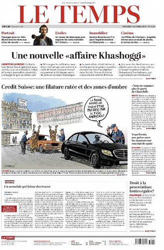 Le Temps du Mercredi 2 Octobre 2019