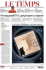 Le Temps du Vendredi 4 Octobre 2019