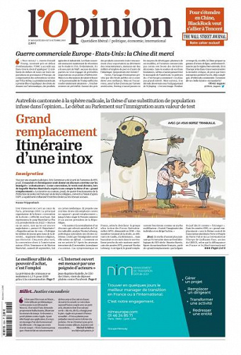 L’Opinion du Vendredi 4 et Samedi 5 Octobre 2019