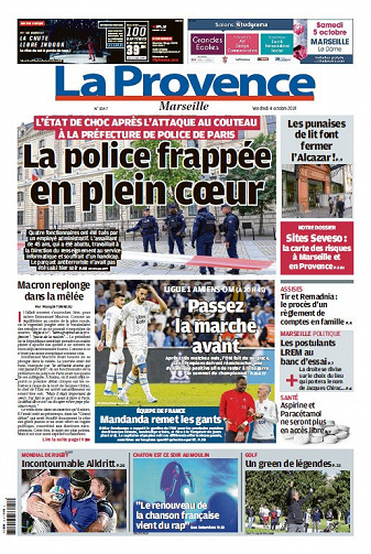 La Provence Marseille - Vendredi 4 Octobre 2019