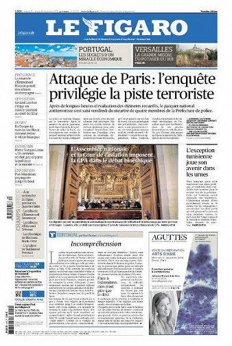 Le Figaro du Samedi 5 et Dimanche 6 Octobre 2019