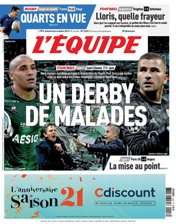 L’equipe du Dimanche 6 Octobre 2019