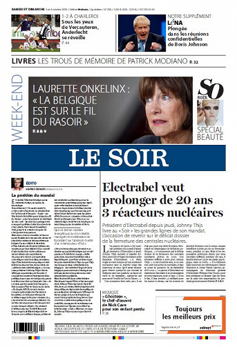 Le Soir - Samedi 5 et Dimanche 6 Octobre 2019