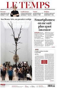 Le Temps du Lundi 7 Octobre 2019
