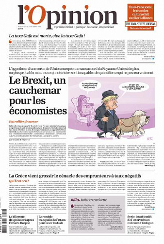 L’Opinion du Jeudi 10 Octobre 2019