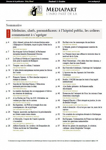 Mediapart - Vendredi 11 Octobre 2019