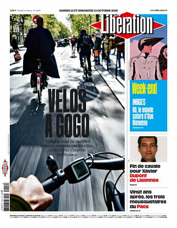 Libération du Samedi 12 et Dimanche 13 Octobre 2019