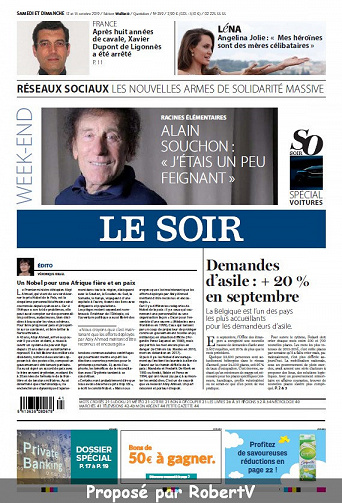 Le Soir - Samedi 12 et Dimanche 13 Octobre 2019