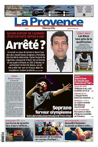 La Provence Marseille - Samedi 12 Octobre 2019