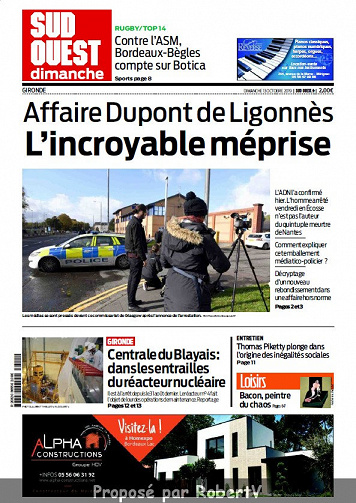 Sud Ouest Dimanche - Gironde - Dimanche 13 Octobre 2019