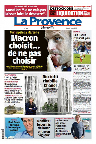 La Provence Marseille - Mardi 15 Octobre 2019