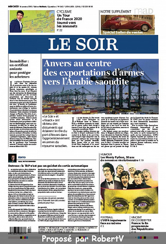 Le Soir - Mercredi 16 Octobre 2019