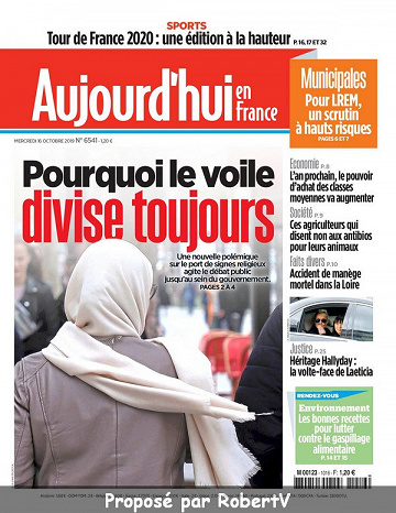 Aujourd’hui en France - Mercredi 16 Octobre 2019