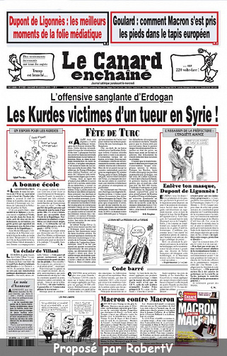 Le Canard enchaîné N°5162 - 16 Octobre 2019