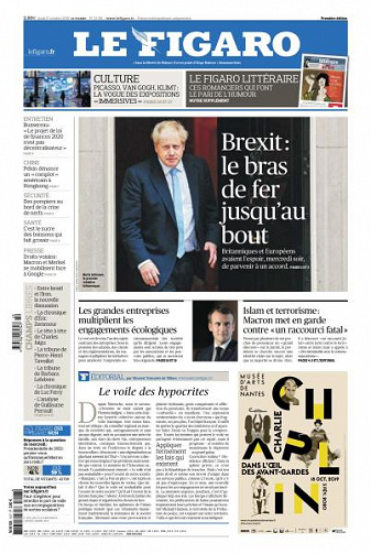 Le Figaro du Jeudi 17 Octobre 2019
