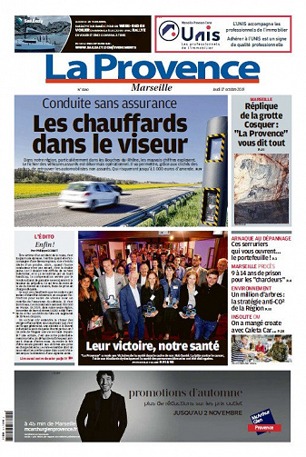 La Provence Marseille - Jeudi 17 Octobre 2019