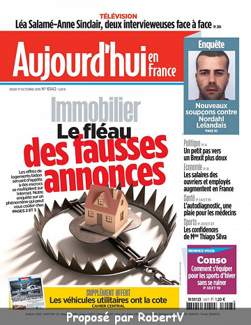 Aujourd’hui en France - Jeudi 17 Octobre 2019