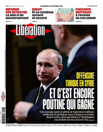 Liberation du Vendredi 18 Octobre 2019