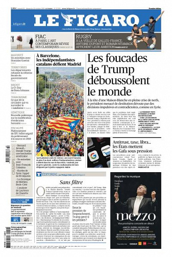 Le Figaro du Samedi 19 et Dimanche 20 Octobre 2019