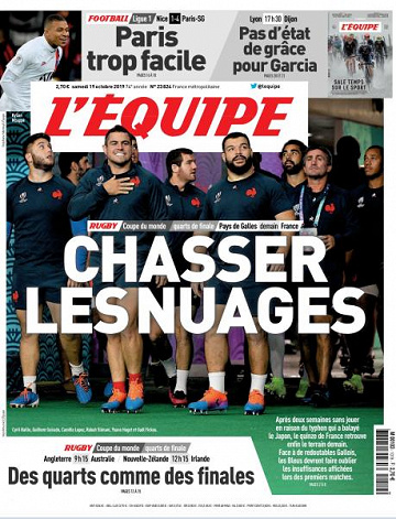 L’equipe du Samedi 19 Octobre 2019