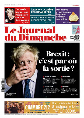 Le Journal du Dimanche - 20 Octobre 2019