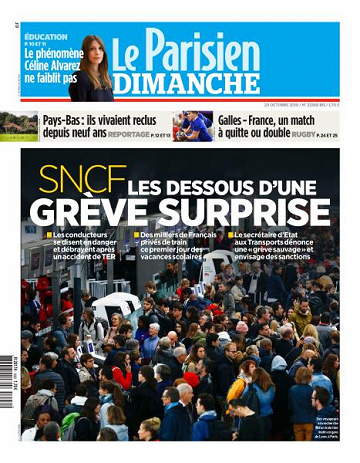Le Parisien du Dimanche 20 Octobre 2019