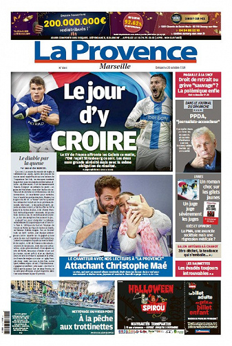 La Provence Marseille - Dimanche 20 Octobre 2019