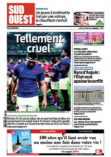 Sud Ouest Sud-Gironde - Lundi 21 Octobre 2019