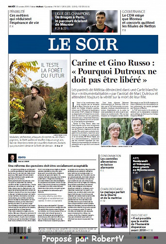 Le Soir - Mardi 22 Octobre 2019