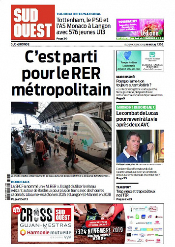 Sud Ouest Sud-Gironde - Jeudi 24 Octobre 2019