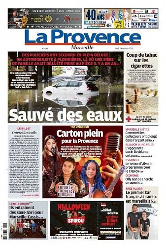 La Provence Marseille - Jeudi 24 Octobre 2019