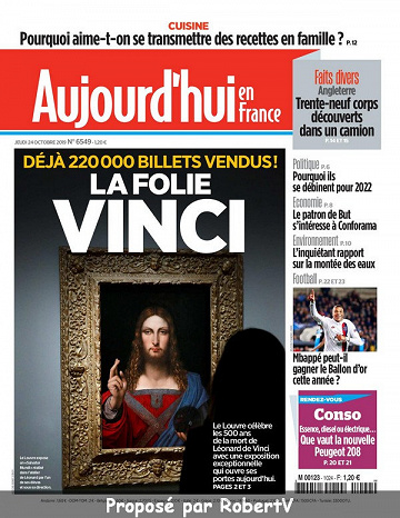Aujourd’hui en France - Jeudi 24 Octobre 2019