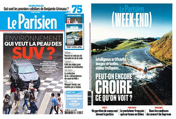 Pack Le Parisien + Le Parisien Week-End - Vendredi 25 Octobre 2019