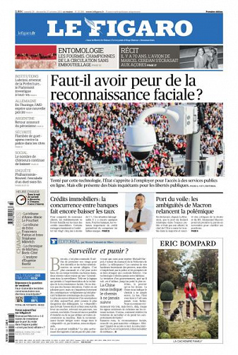 Le Figaro du Samedi 26 et Dimanche 27 Octobre 2019